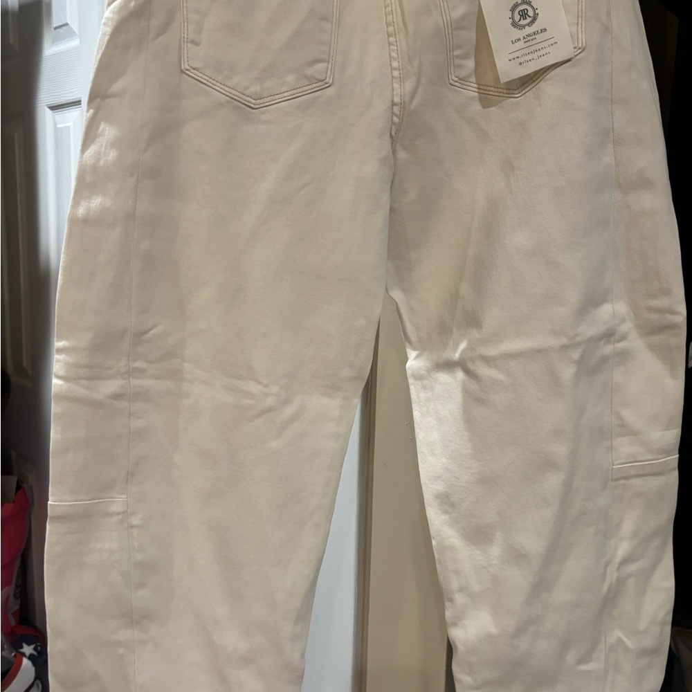 Women’s Wide Leg Jeans Flare in Cream
